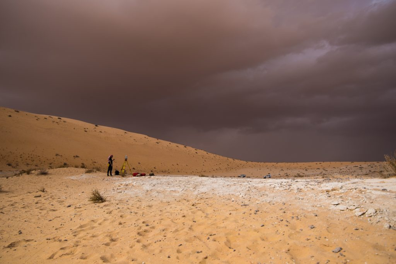 This is how the Al Wusta area looks today, but 88,000 years ago, the region contained grasslands, lakes, and rivers.
